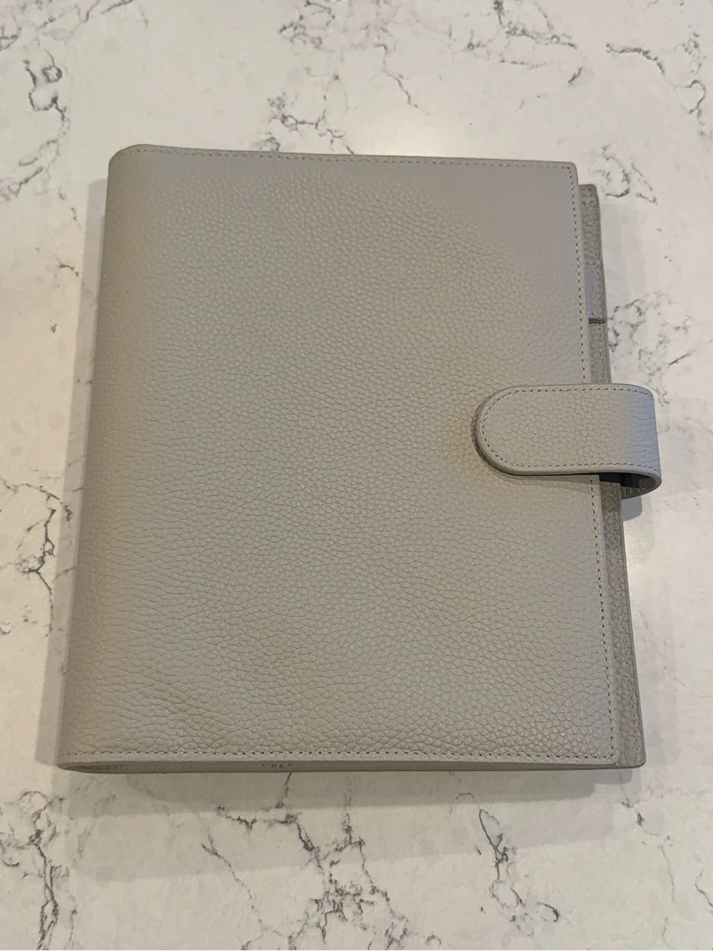 Cloth & Paper Foundations A5 6-Ring Leather Agenda Cover